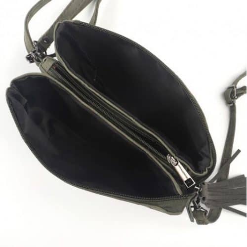 Tas Groen Clutch Reli+½f - Afbeelding 4