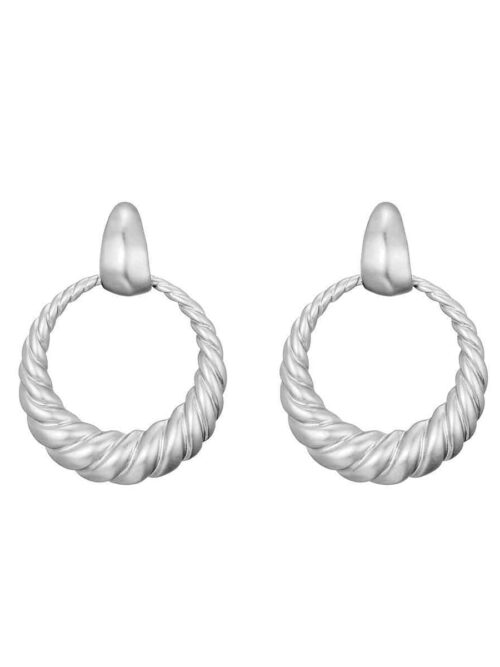 Oorbellen Zilver Rond