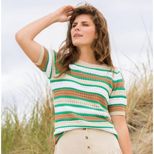 Ivy Beau Top Gebreid Strepen - Afbeelding 2