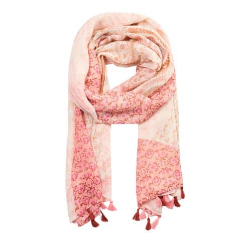 Soyaconcept Print Sjaal Roze