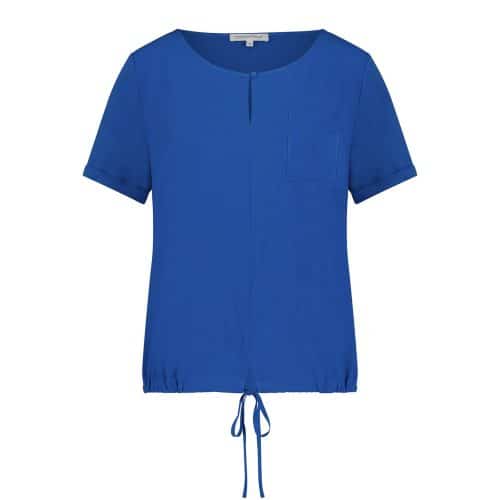 Tramontana Blouse Effen Blauw