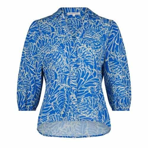 Tramontana Blouse Palm Blauw