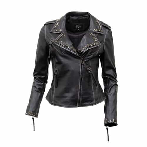 Dekker Zwart Studs Leer