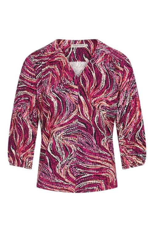 Dreamstar blouson stip fuchsia