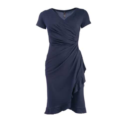 NED Jurk Blauw effen