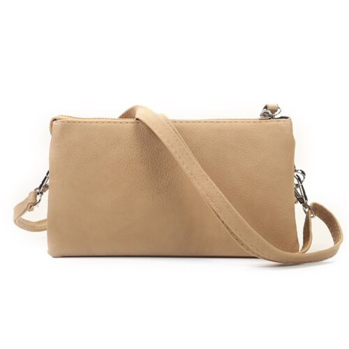 Schoudertas Crossbody Camel - Afbeelding 3
