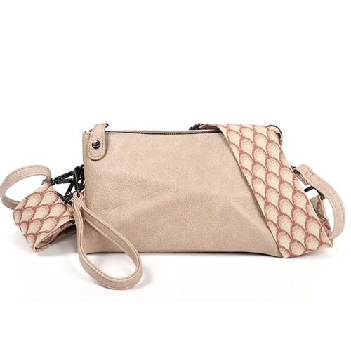 Schoudertas Crossbody Taupe
