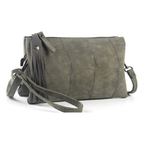 Tas Groen Clutch Reli+½f - Afbeelding 2