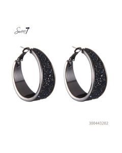 Sweet 7 oorbellen rond