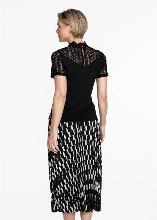 Tramontana shirt zwart kant - Afbeelding 2