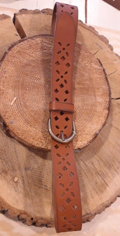Trezz Riem 4cm Prefo Bruin