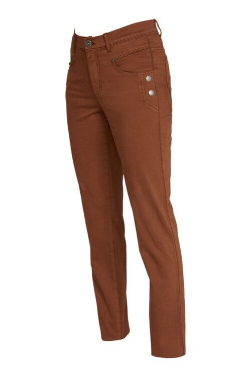 Dreamstar broek bruin satijn