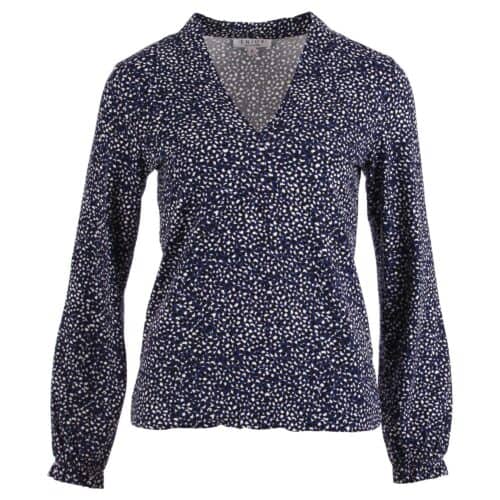Enjoy blouson stipprint kobalt