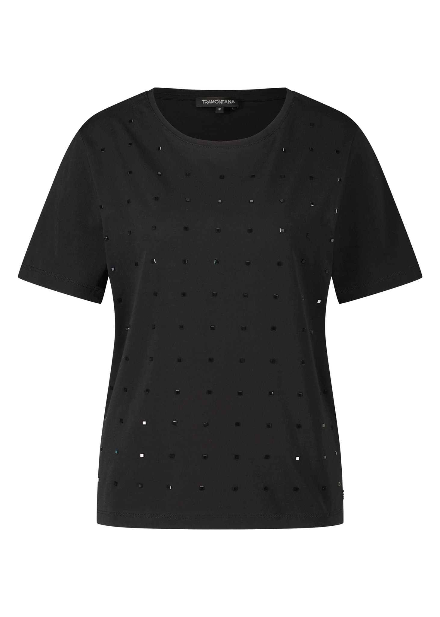 Tramontana shirt zwart studs
