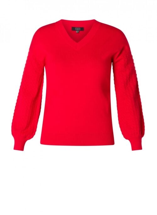 ES&SY trui v-hals rood