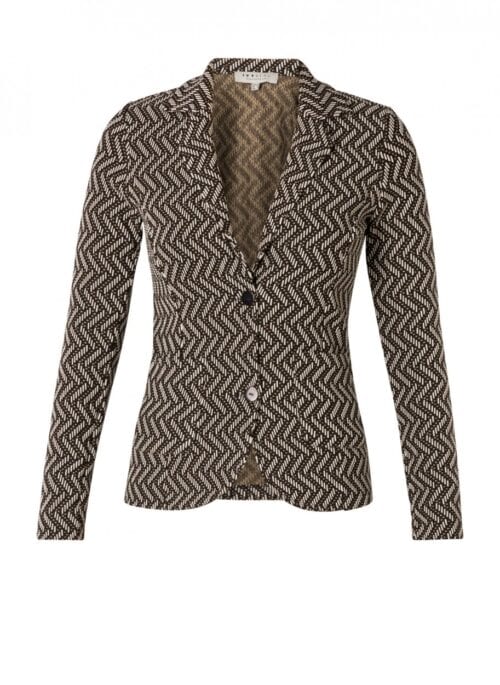 Ivybeau blazer zwart wit