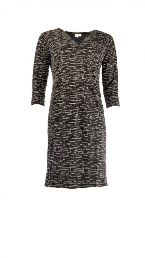 NED jurk zwart met print