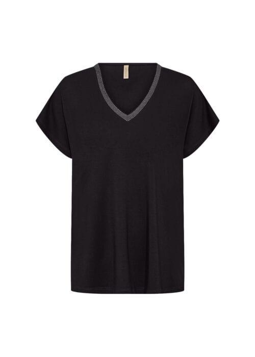 Soyaconcept shirt V-hals zwart