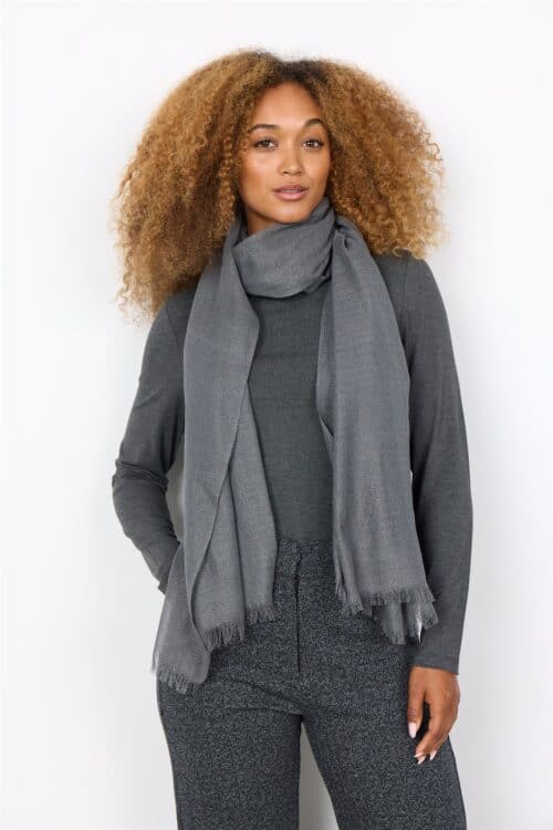 Soyaconcept sjaal dark - Afbeelding 2