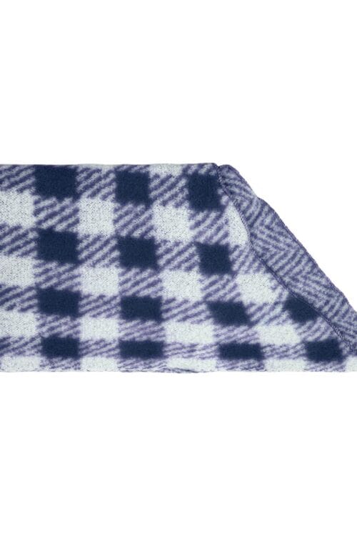 Yehwang sjaal blauw geruit - Afbeelding 2