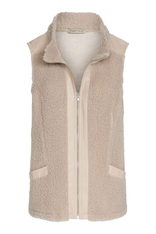 Dreamstar gilet beige teddy