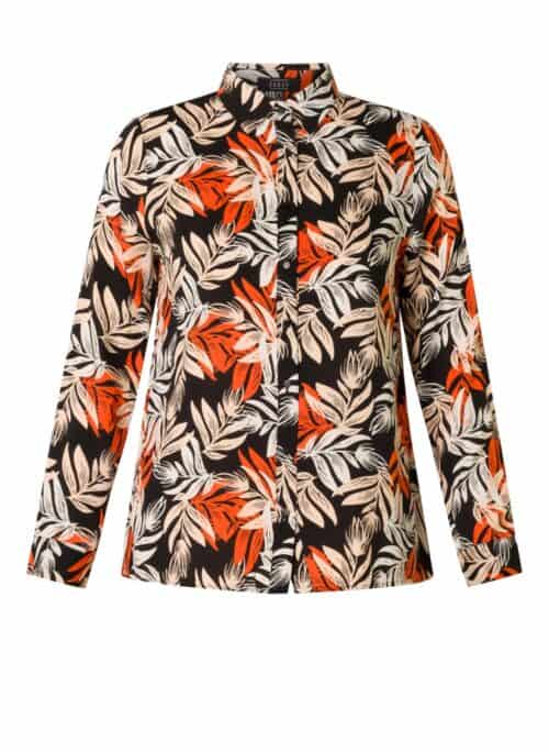 ES&SY blouse zwart met print