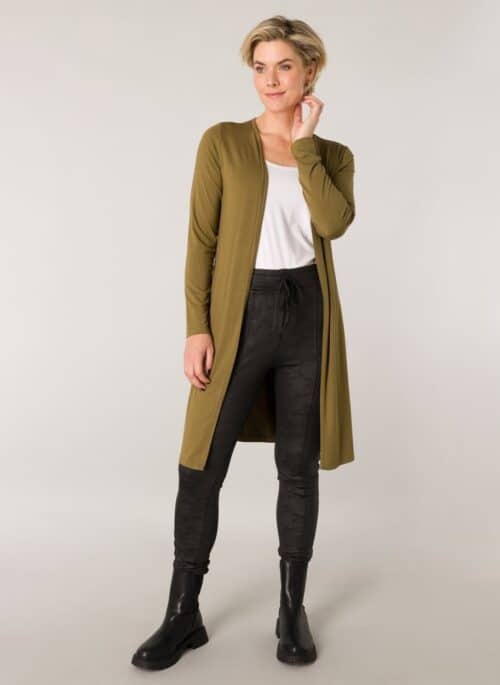 ES&SY vest olijfkleur - Afbeelding 2