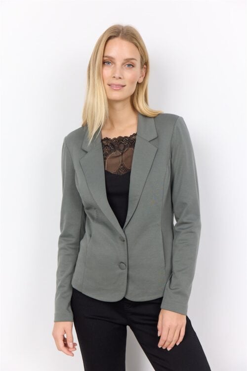 Soyaconcept blazer grijsgroen - Afbeelding 3
