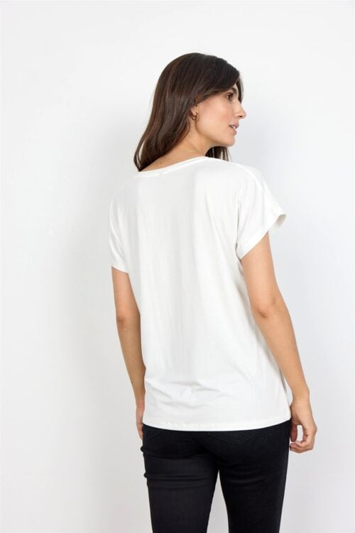 Soyaconcept shirt v-hals ivoor - Afbeelding 2