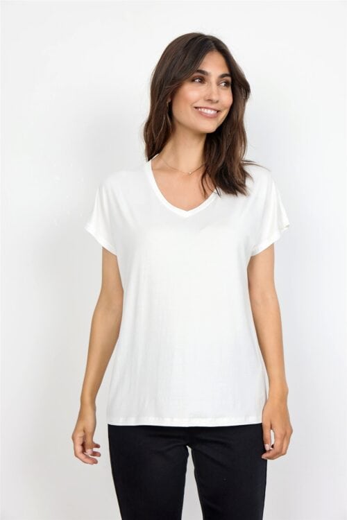 Soyaconcept shirt v-hals ivoor - Afbeelding 3