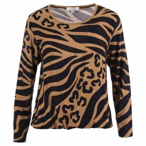 Enjoy blouson zwart camel