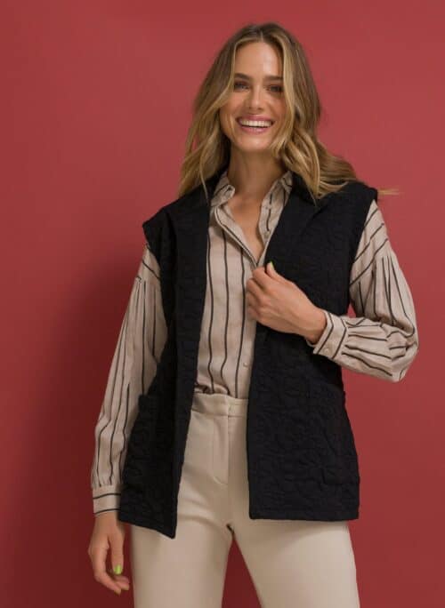 Ivybeau gilet zwart - Afbeelding 2