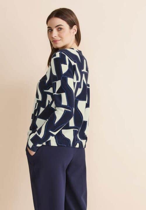 Street One vest met rits print - Afbeelding 3