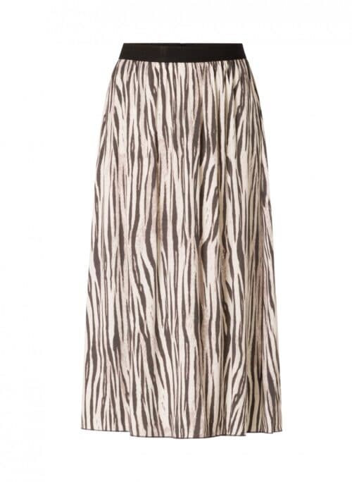 Ivybeau rok print wit grijs