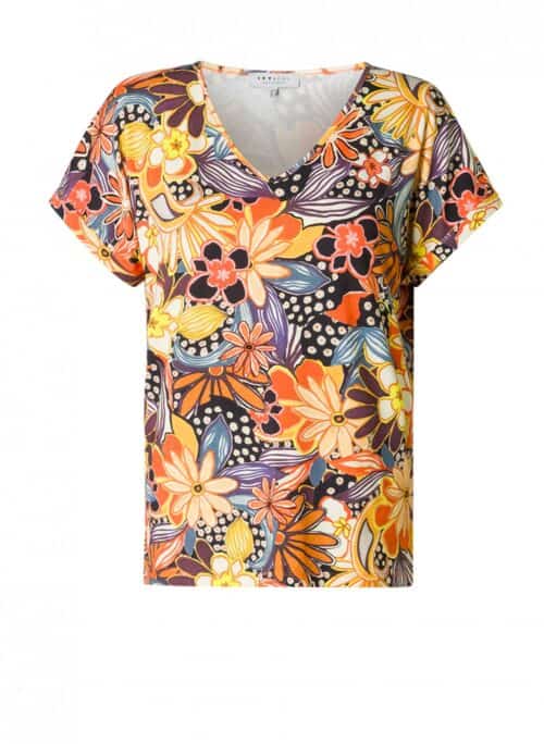Ivybeau shirt print v-hals