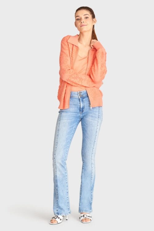 Maicazz vest apricot kleur - Afbeelding 2