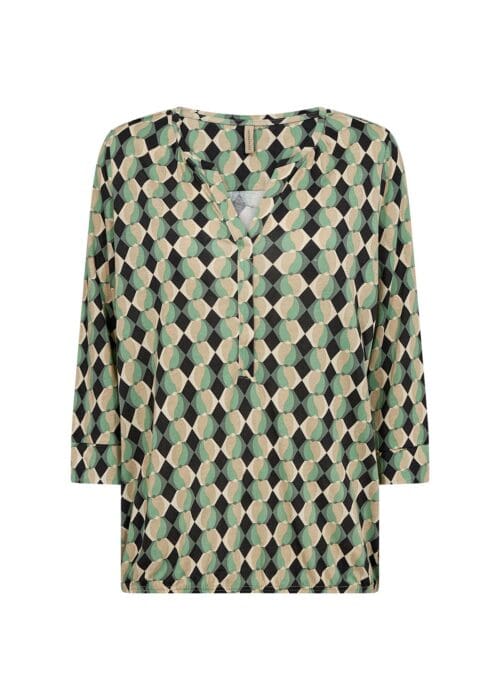 Soyaconcept shirt print groen