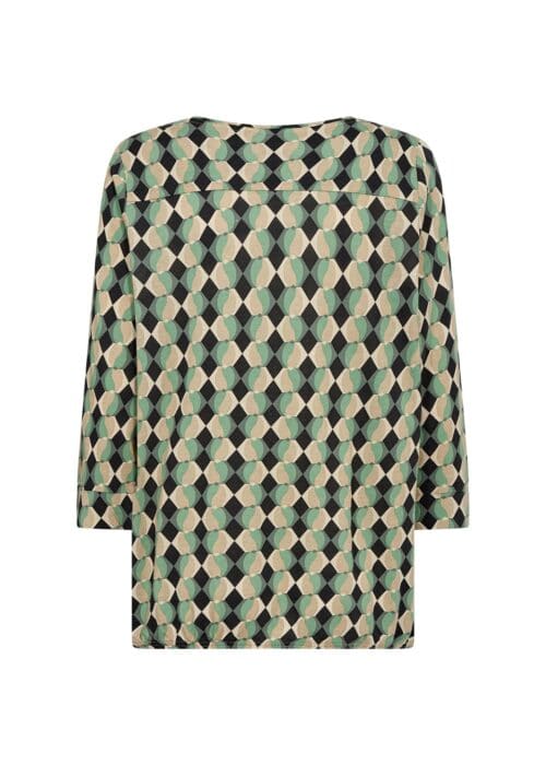 Soyaconcept shirt print groen - Afbeelding 2