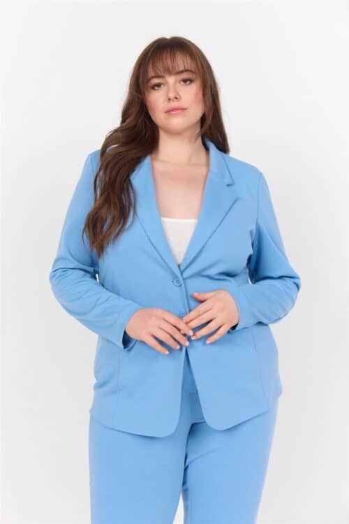 Wasabi blazer lichtblauw - Afbeelding 3