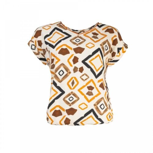 NED blouson print ecru