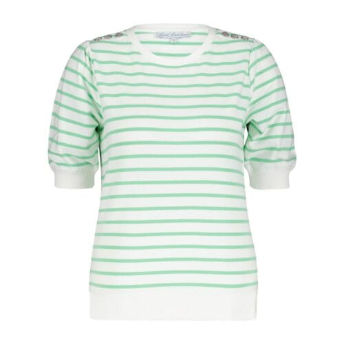 Red Button shirt streep groen