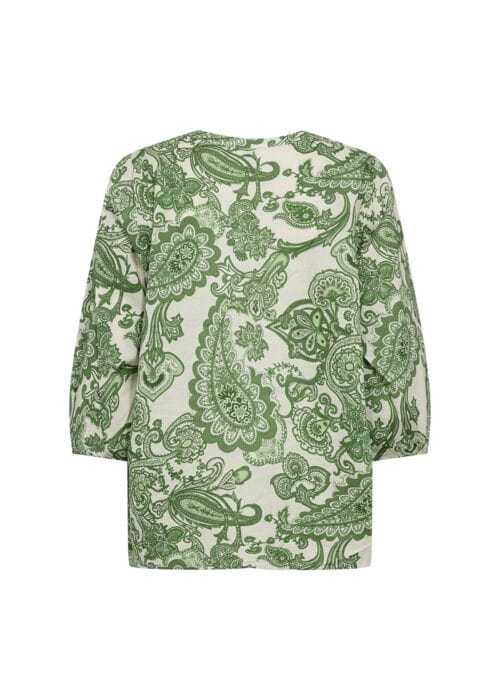Soyaconcept blouse groen print - Afbeelding 2