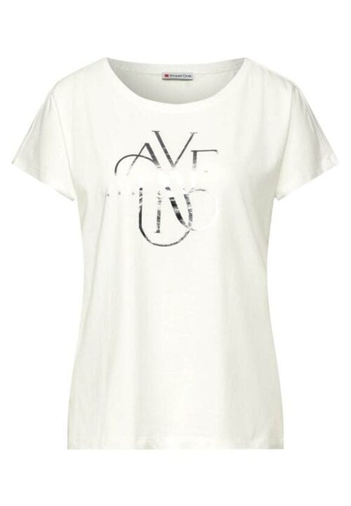 Street One shirt print wit