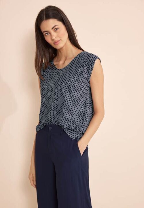 Street One topje print blauw - Afbeelding 2