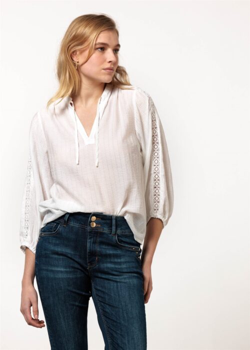 Tramontana blouse off white - Afbeelding 2