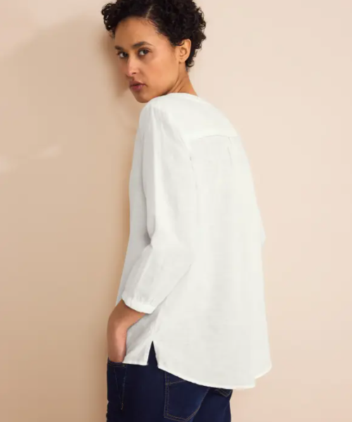 Street One blouse linnen wit - Afbeelding 3