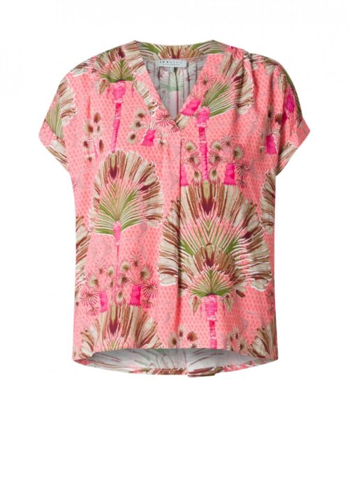 Ivybeau blouse koraal print