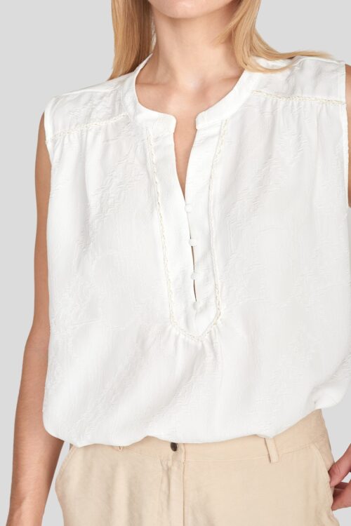 Maicazz top mouwloos wit - Afbeelding 2