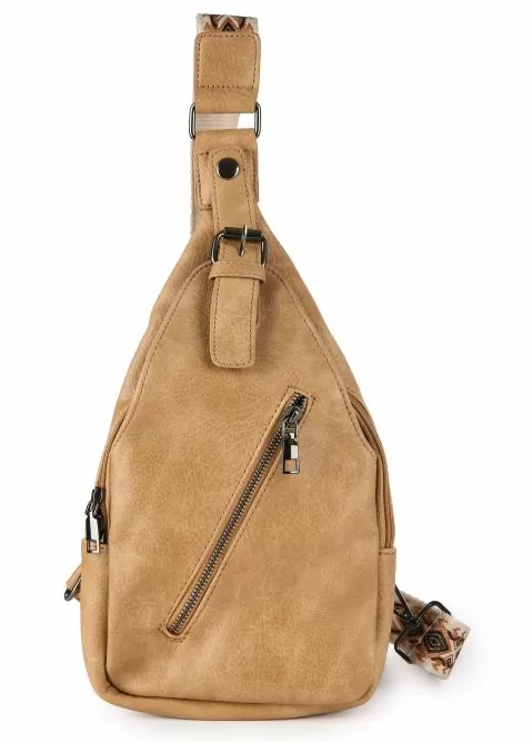 Sunset Fashion tas cross camel