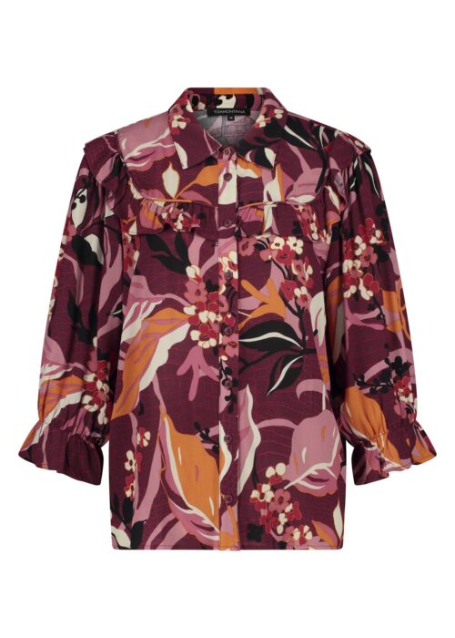 Tramontana blouse leaves